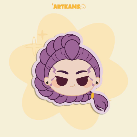 Guerreiras do Kpop Adesivos Unitários - ArtKams
