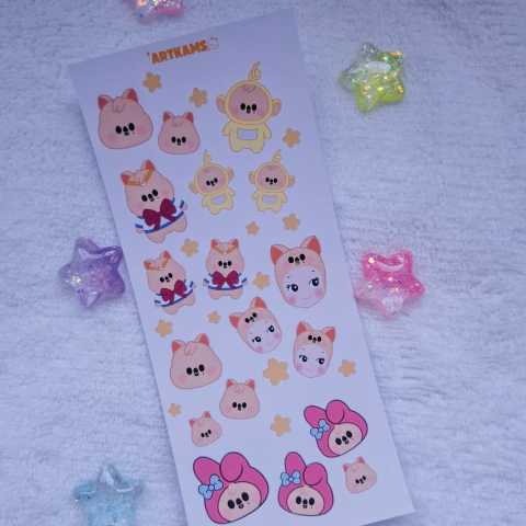 Cartela de adesivo skzoo Quokka