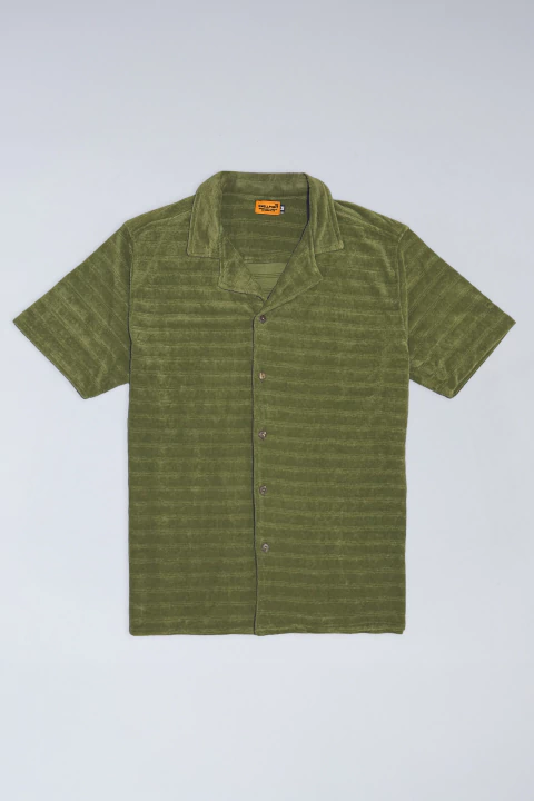 Camisa Atoalhada - oliva - comprar online