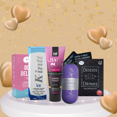 Doce Provocação do amor - Entre sabores irresistíveis, sensações geladas e jogos picantes, o Kit Doce Provocação é o convite perfeito para noites dive - comprar online