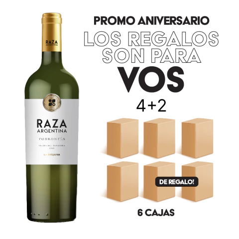 PROMO ANIVERSARIO Raza Argentina 4+2 Torrontés - comprar online