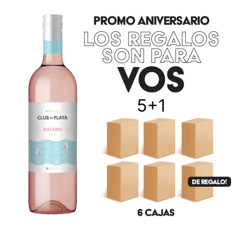 PROMO ANIVERSARIO Club de Playa 5+1 Rosado - comprar online