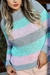Blusa Feminina Suéter de Tricot Gola Redonda na internet