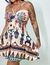 Vestido Curto Isabela Estampado Farm Harmonia Nativa - comprar online