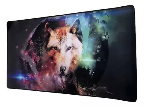 Mouse Pad Gamer Estrela De Lobo 70X35cm Grande - comprar online