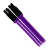 Kit Cabo Sleeved Mancer Mr115, 1X24p, 1X4+4P, 3X6+2P, Roxo, Mcr-Mr115-Prp - Unica Computadores