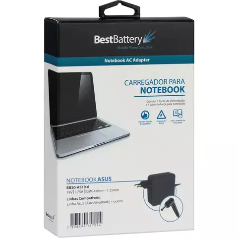 Fonte Asus Vivobook S200 33W - comprar online