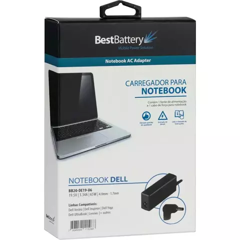 Fonte Dell 19.5V 4.62A 90W - Bb20-De19-U9 - comprar online