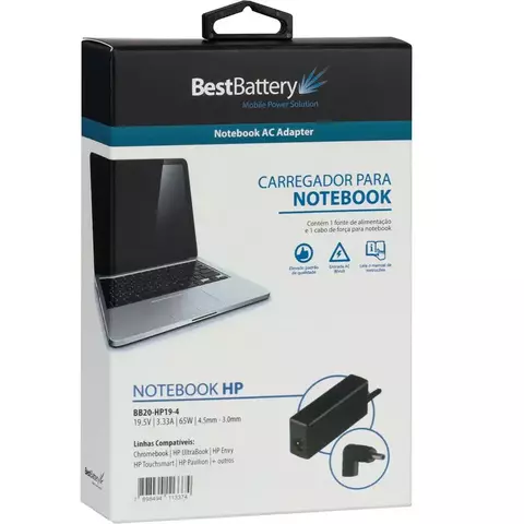 Fonte Hp Pavilion 19,5V 3,33A - comprar online