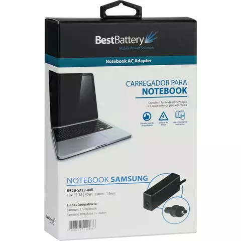 Fonte Not Samsung 19V 2.1A 40W 3 - comprar online