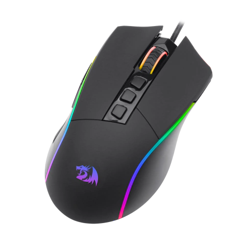 Mouse Gamer Redragon Plank, Com Fio, Rgb, 16000 Dpi, 9 Botões, Black - M812-Rgb - comprar online