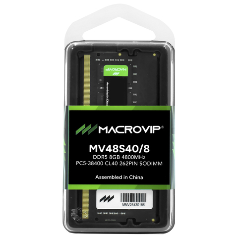 Memória Ram Para Notebook Macrovip Ddr5 8Gb 4800Mhz - Mv48s40/8 - comprar online