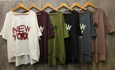 Remera Oversize New York - comprar online