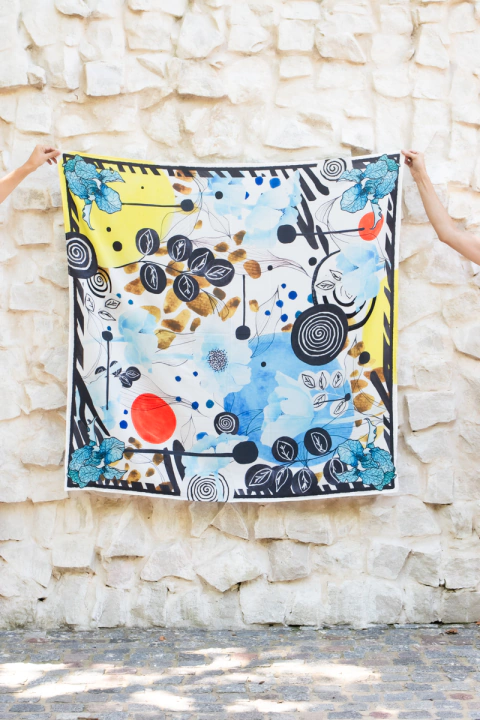 Maxi Pañuelo Abstracto - comprar online