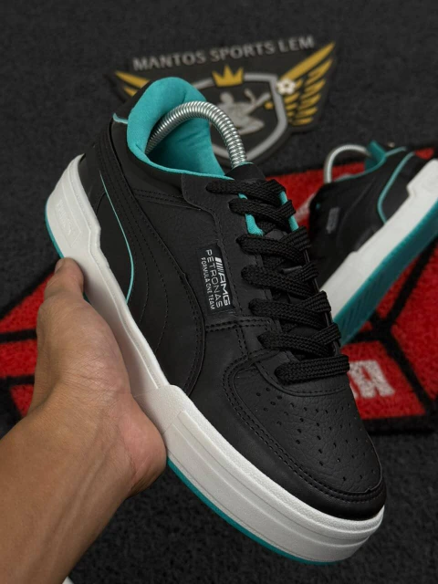 TÊNIS PUMA CA AMG F1 PRETO/ AZUL