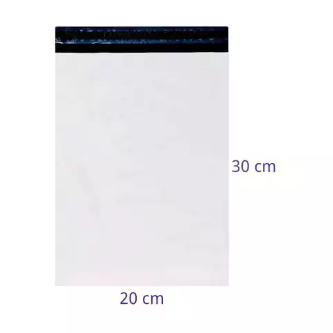 Envelope de segurança branco e preto 20cm x 30cm - comprar online