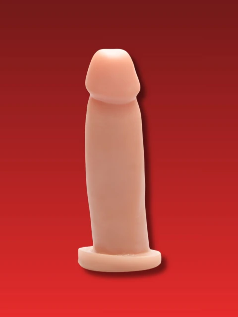 PROTESE MACIÇA - 15,4 cm x 3,9 cm - bege