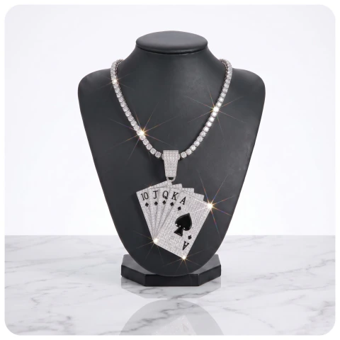 Combo Tennis Poker VVS + Cadenita y Aritos de REGALO