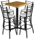 Comedor Periquero Vintage para Restaurante Bar Cafetería Estilo Campirano Claro | Modelo Charly - comprar en línea