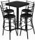 Comedor Periquero Vintage para Restaurante Bar Cafetería Forrada en Formica | Modelo Charly - It-Luam Muebles