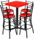 Comedor Periquero Vintage para Restaurante Bar Cafetería Forrada en Formica | Modelo Charly - tienda en línea