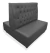 Imagen de Sillón Grande Doble para Restaurante, Cafetería o Bar | Modelo Booth Doble