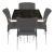 Comedor Moderno para Restaurante Jardín Exterior y Cafetería Campirano oscuro | Modelo Alesia - comprar en línea