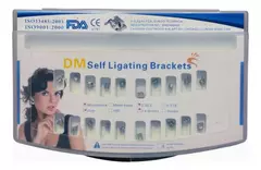 Brackets Autoligado Metalico Roth 022 + Tubos - DM