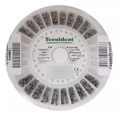 Rueda Brackets Metalicos Roth 022 10 casos - Tecnident - Importdent Argentina