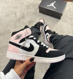 J1 Preto Rosa 34 ao 39 Cano Alto - comprar online
