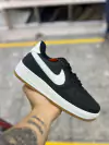 Air Force Preto Branco Sola Caramelo