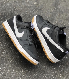Imagem do DUNK LOW PRETO COURO