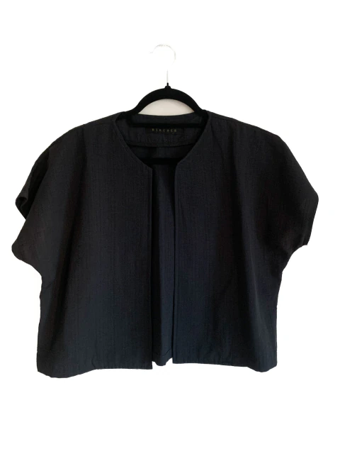 Top Negro abierto - Talle S