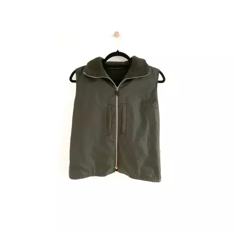 Chaleco Verde - Lana y rompevientos - Talle S/M - comprar online