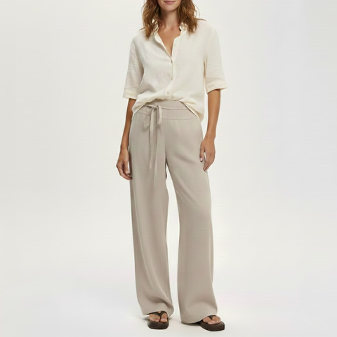 Pantalón de Lino - Talle L - comprar online