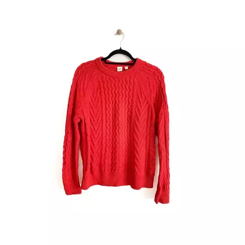 Sweater tejido rojo - Gap - Talle M/L - comprar online