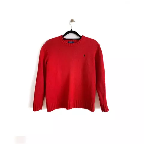 Sweater Polo rojo - Ralph Lauren - Talle M - comprar online