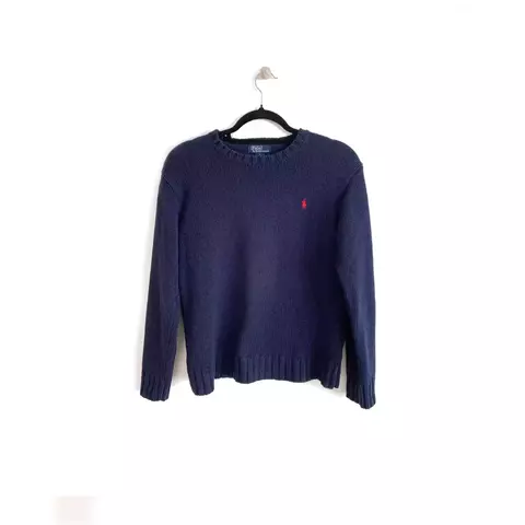 Sweater Polo Azul - Ralph Lauren - Talle M - comprar online