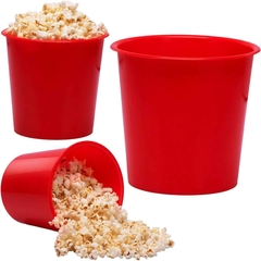 10 Baldinhos, Balde de Pipoca 2.5 litros - Baldinho Pote Pipoqueira Vasilha Embalagem para Lembrancinhas - www.BrindesBarato.com.br