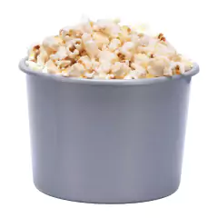 Balde de Pipoca 1.5 lts CINZA PRATA - Baldinho Pote Pipoqueira Embalagem para Lembrancinhas na internet