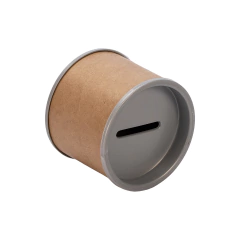 Cofrinhos de Papelão 6x5 cm - Escolha Cor da Tampa pelo whatsapp - Embalagem Cofrinho Papelão Atacado e Varejo - loja online