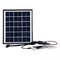 Panel Solar Cargador + PowerBank 1200mAh con Linterna / Siempre conectado en internet