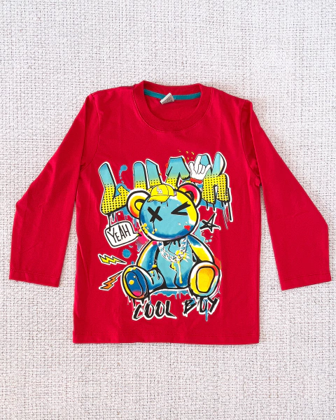 Remera COOL BOY LUMINOSA roja - comprar online