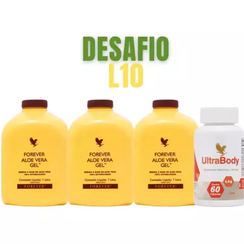 L10 - Limpeza em 10 dias (3 Aloe vera + 1 Ultra Body)