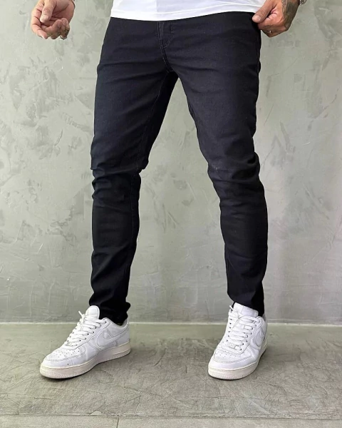 Calça Jeans Preta ref 8483