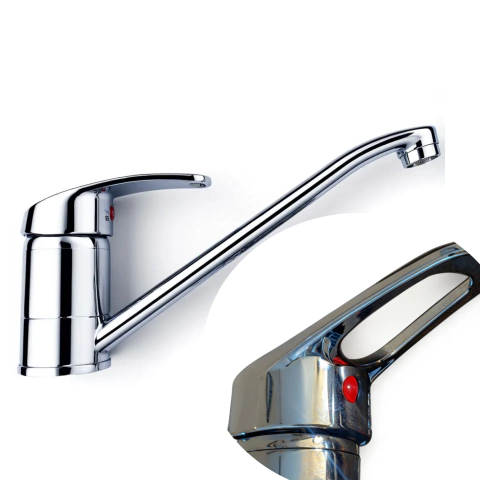 Grifería Monocomando Cuello Móvil Plateado - comprar online