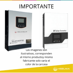 Inversor Off grid HISSUMA MPPT 2200w con cargador en internet