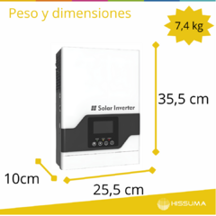 Inversor Off grid Must MPPT 3000w con cargador - tienda online