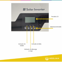 Inversor Off grid Must MPPT 3000w con cargador