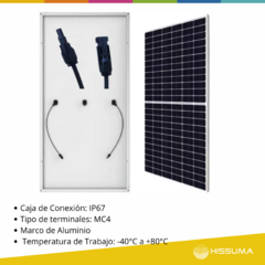 Imagen de Grupo Electrógeno Solar HISSUMA 3,0kW (6570kWh año) Apto Inyección